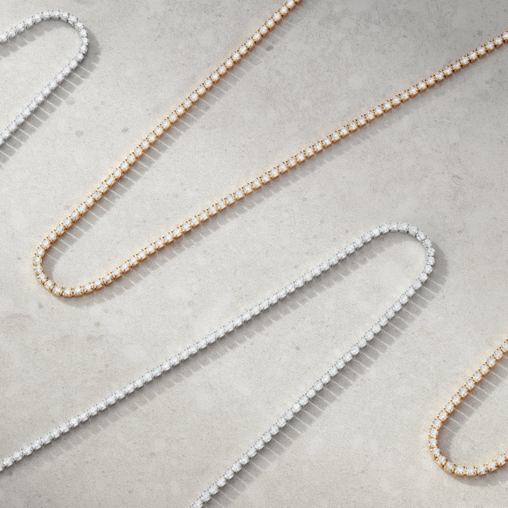Minimal Tennis Necklace