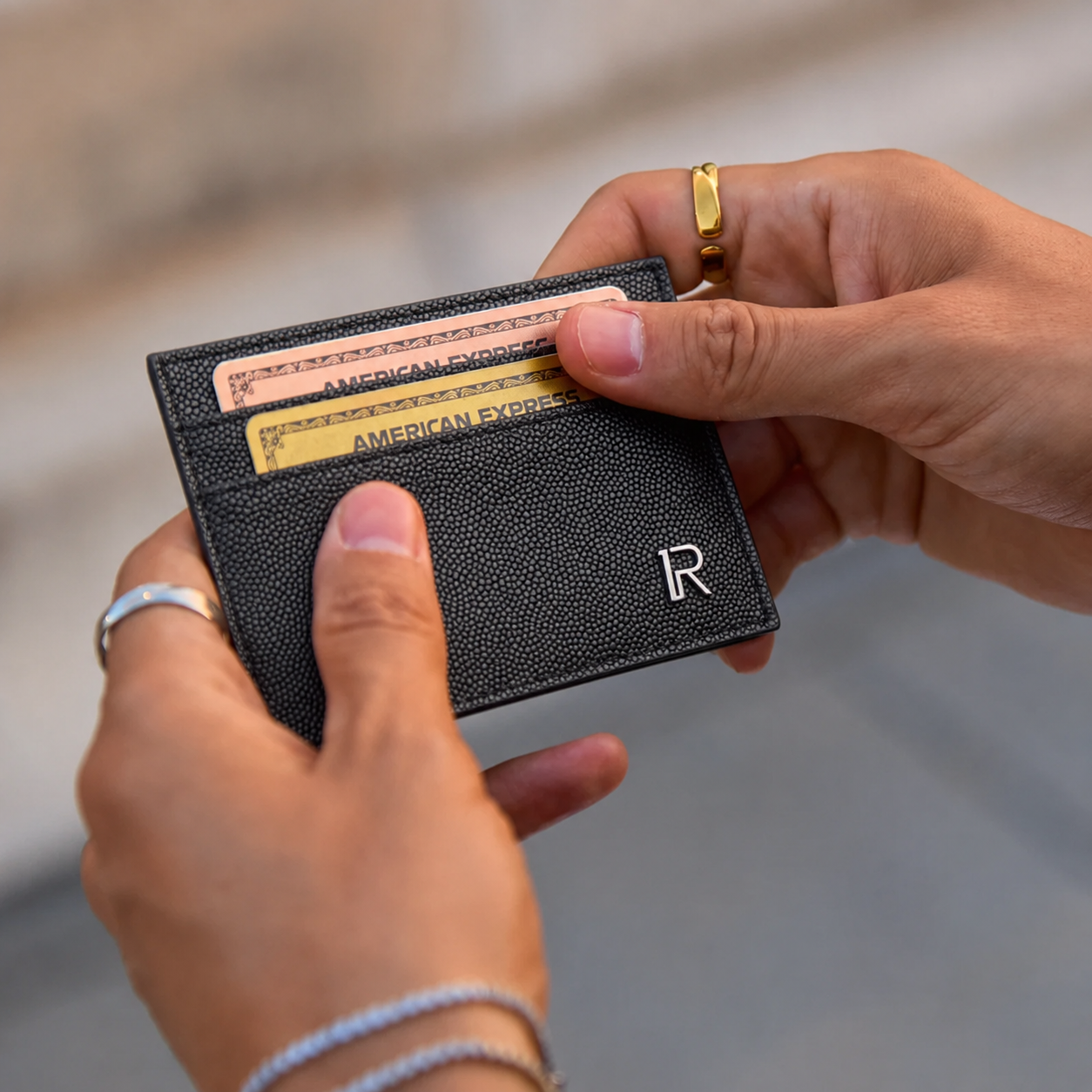 Raphael Wallet - Midnight Black